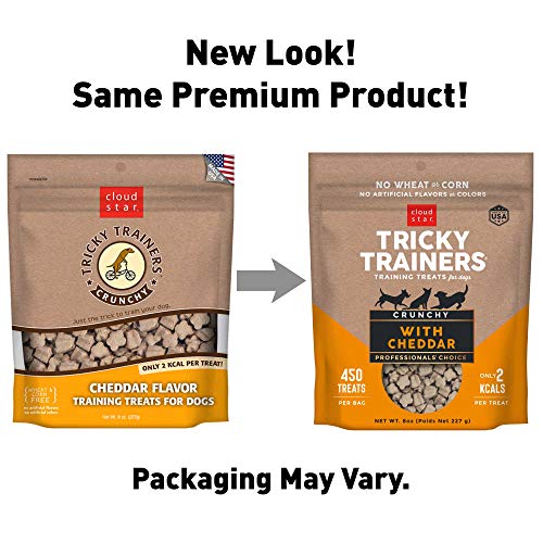 Cheddar Training Treats for Dogs | Cloud Star Tricky Trainers Crunchy