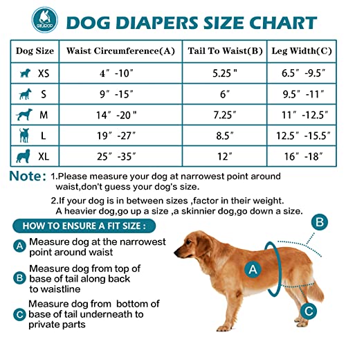 Premium Dog Diapers for Heat Cycle | Biurop