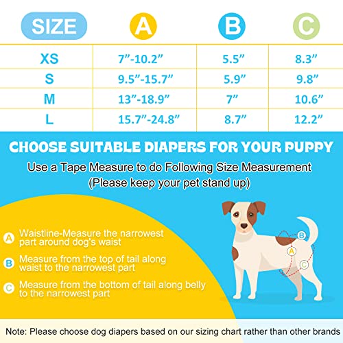 Reusable, High Absorbent & Leak-Proof Dog Diapers | Washable Dog Diapers