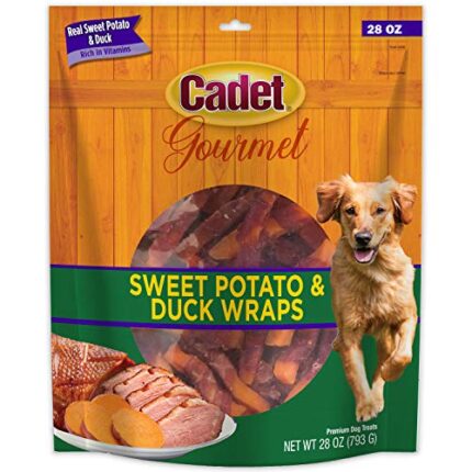 Tasty Dog Treats with Real Duck and Sweet Potato - Cadet Chews