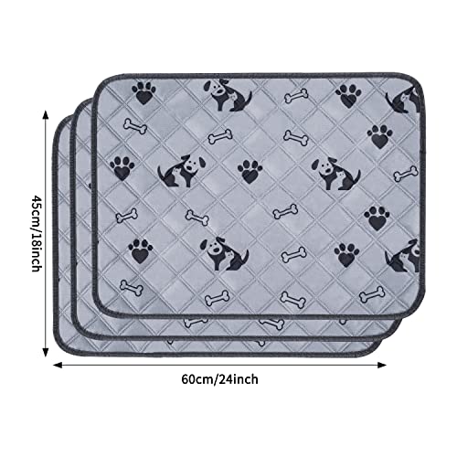 6 Pack Dog Puppy Training Pads | Washable & Reusable | 4 Layer Premium Quality