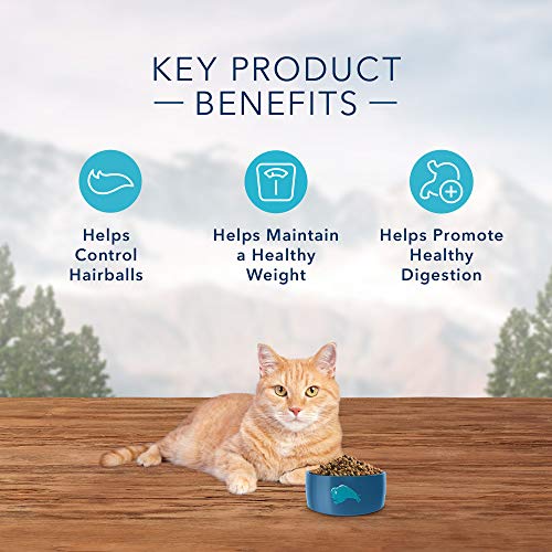 High Protein Natural Cat Food with Hairball Control and LifeSource Bits