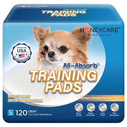 Quick-Drying Surface & Super-Absorbent Core Puppy Pads for Training & Assisting Dogs