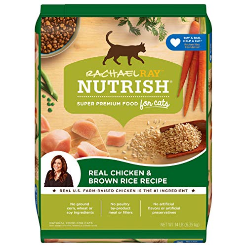 14 Pound Bag of Dry Cat Food with Brown Rice, Beet Pulp & Essential Vitamins