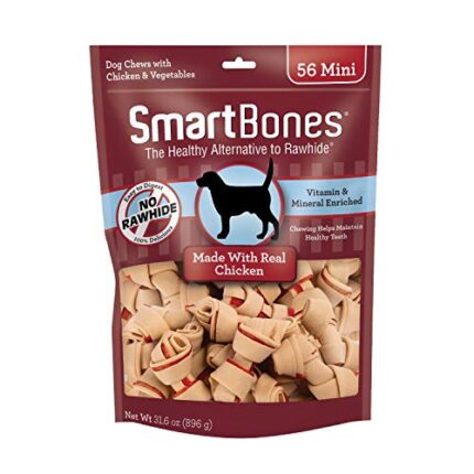 SmartBones Chews for Dogs - 100% Delicious, Real Chicken, Vitamin & Mineral Enriched