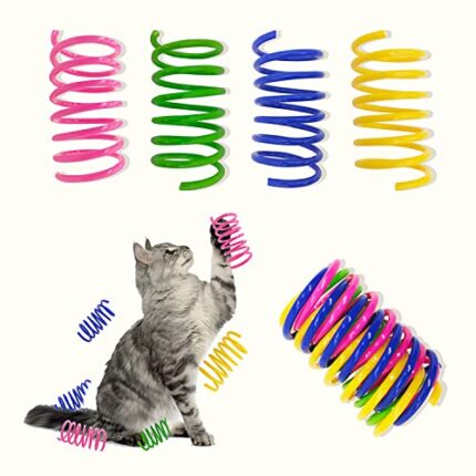 【Interactive Cat Toys】60pcs Spring Playset - Keep Your Cat Fit