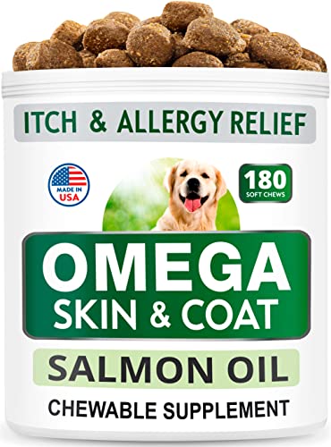 Omega 3 Skin & Joint Supplements for Dogs - Up to 3 Month Supply