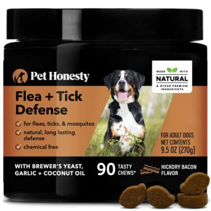 Natural Flea + Tick Defense Soft Chews for Dogs - PetHonesty