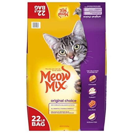 22 Pound Bag of Dry Cat Food | High Quality Protein & Vitamins for Your Cat