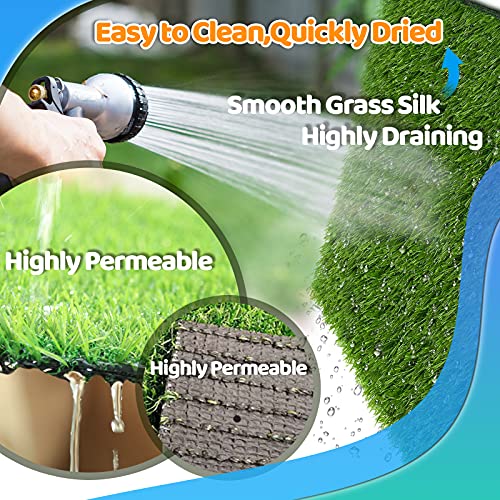 Professional Artificial Dog Potty Grass | Artificial Turf w/ Drainage Hole