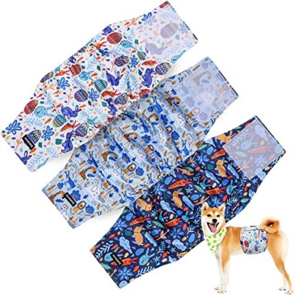 Reusable Male Dog Wraps & Dog Diapers for Comfort & Protection