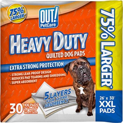 Heavy Duty XXL Dog Pads - 5-Layer Leak-Proof & Super Absorbent Protection